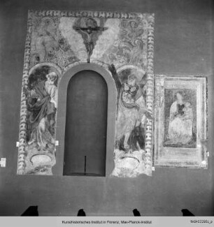 Gnadenstuhl, Madonna mit Kind und die Heiligen Petrus und Paulus