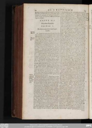 Caput VII. Obiectum Baptismi.