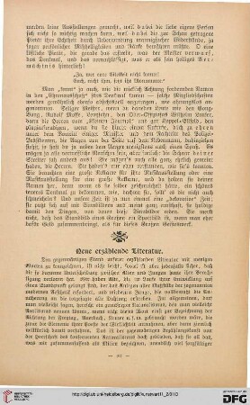 Neue erzählende Literatur