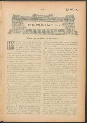 En el palacio de Themis : Una sucesión vacante