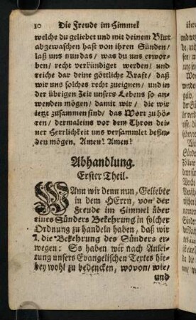 10-55, Abhandlung.