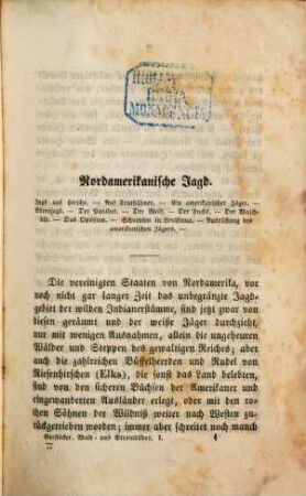 Amerikanische Wald- und Strombilder, 1