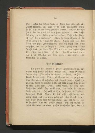 Die Rückkehr.