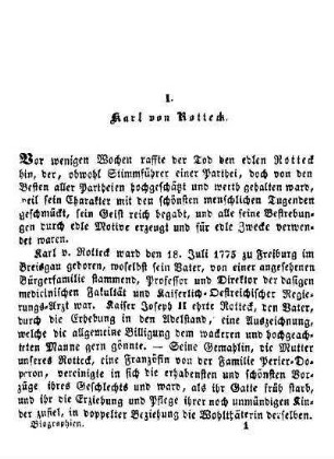 I. Karl von Rotteck