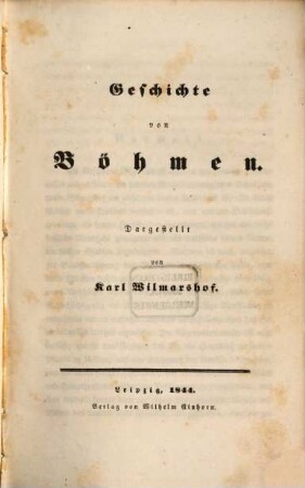 Geschichte von Böhmen