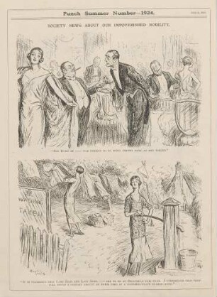 Society news about our impoverished nobility