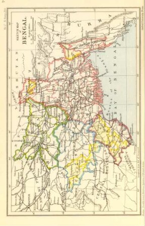 Sketch map of Bengal