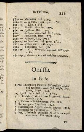 Omissa