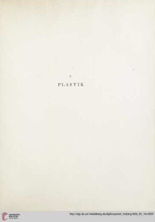 V. Plastik (Nr. 238-264)