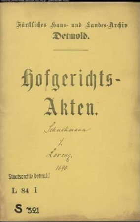Schuckmann, Bartold und Kaspar Müller in Wüsten gegen Joh. Hermann Lorenz und Kons. in Wüsten - Beleidigung