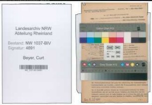 Entnazifizierung Curt Beyer , geb. 00.00.0000 (Kaufmann)