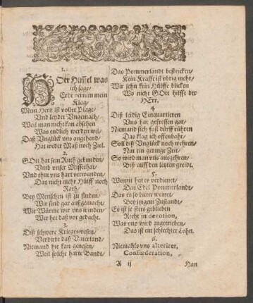 Hoer Himel was || ich sage/ || Erde vernim mein || Klag/ ||