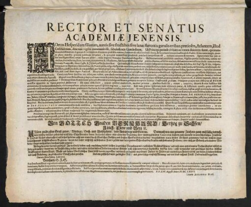 Rector Et Senatus Academiae Jenensis