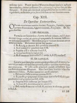 Cap. XIII. De Operibus Exterioribus.
