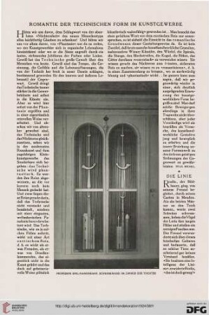 35: Romantik der technischen Form im Kunstgewerbe