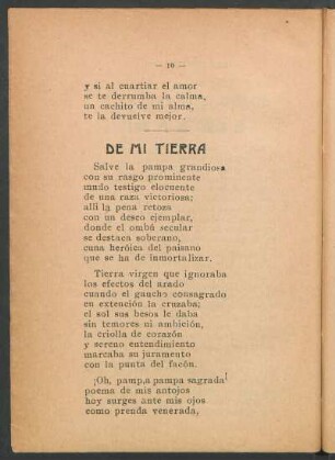 De mi tierra