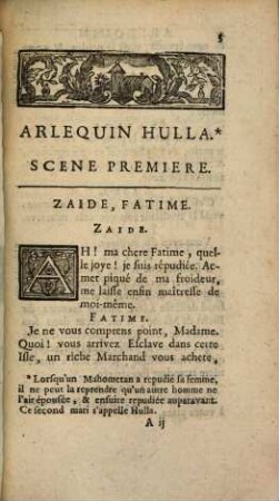 Arlequin Hulla, et la Revue des Théâtres : Comédie en un acte