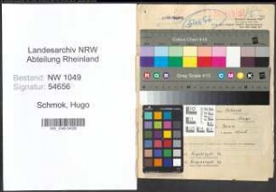 Entnazifizierung Hugo Schmok , geb. 03.08.1906 (Stadtinspektor)
