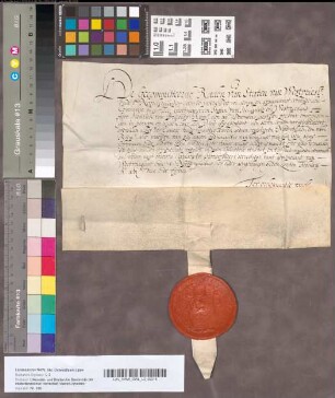 Interinement van de Gecommitteerde Raden van West-Friesland van de commissie van de Staten van Holland voor denzelfden tot Ritmeester, 28 Februari 1653. Perkament met 1 uithangend zegel.