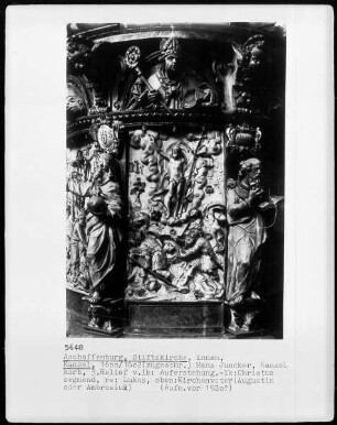 Kanzelkorb Relief