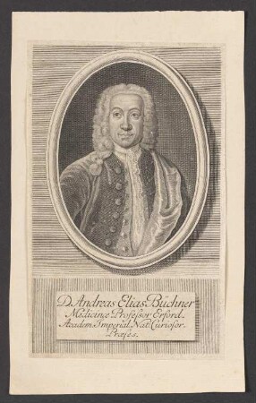 Porträt Andreas Elias Büchner (1701-1769)