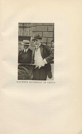 Walther Rathenau in Genua