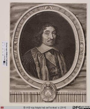 Bildnis Pierre III Séguier, comte de Gien, 1650 duc de Villemor
