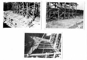 Unterführung der DB Karlsruhe - Basel unter dem Zubringer zur AS Rastatt (BW 32a) bei km 647+764 Lehrgerüst und Fundament