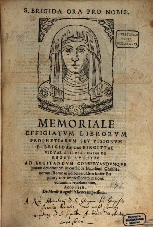 Memoriale effigiatum librorum prophetiarum