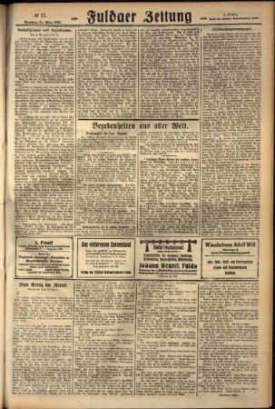 Zweite Ausgabe vom Samstag, den 31. März 1928.