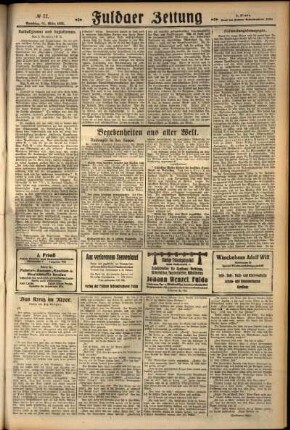 Zweite Ausgabe vom Samstag, den 31. März 1928.