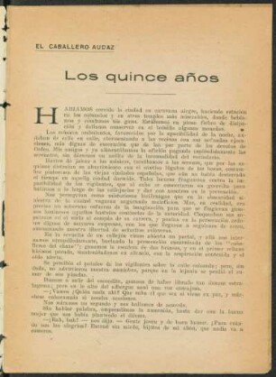 1920003900: Los quince años