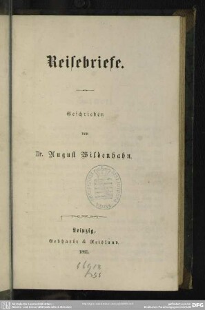 Reisebriefe