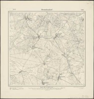 Meßtischblatt 2109 : Hennickendorf, 1902 : Hennickendorf. - Aufn. 1900. - 1:25000. - [Berlin]: Reichsamt für Landesaufnahme, 1902. - 1 Kt.