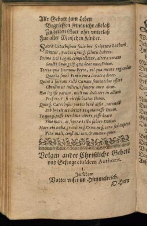 Volgen ander Christliche Gebete und Gesenge