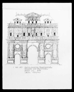 Paris, Louvre, Hauptportal