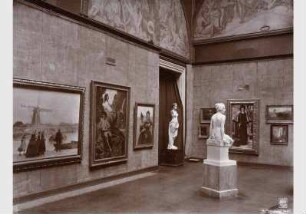 Blick in die Ausstellung der Nationalgalerie, 2.Cornelius-Saal
