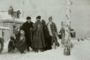Lenin bei den Bauern