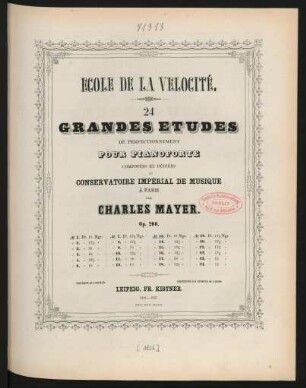 N°. 13: École de la vélocité