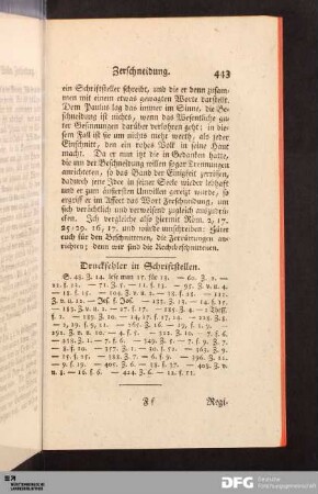 Druckfehler in Schriftstellen.