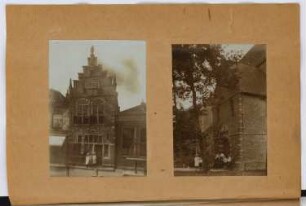 Wohnhaus, Waterland-Monnickendam. Grote Kerk, Waterland-Monnickendam: Ansichten (aus: Skizzen- und Fotoalbum 27)