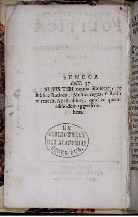 [Seneca-Zitat: Epist. 37]