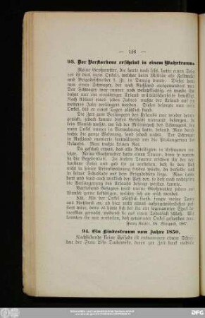 94. Ein Kindestraum vom Jahre 1850.