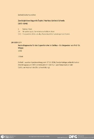 Nachschlagewerke für den Sippenforscher in Cottbus – Ein Wegweiser von Prof. Dr. Mitgau
