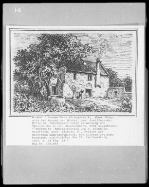 Winkel (Stadt Oestrich-Winkel), Graues Haus, Graugasse 8, Westseite