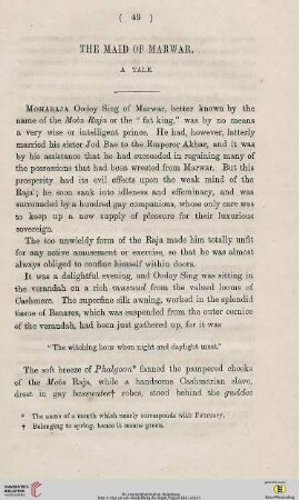 The Maid of Marwar