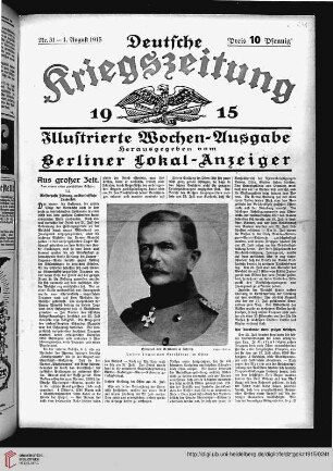 Hefte 31-35, August 1915