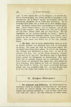 51. Preußens Wiedergeburt