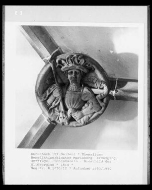 Brustbild des Heiligen Georg