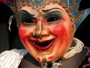 Venedig 2005 - Karnevalmaske : Historische Karnevalmaske. Aufgenommen im Februar 2005 in Venedig